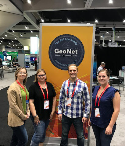 The GeoNet Team: Left to Right - Candace, Michelle, Chris, and Shelby